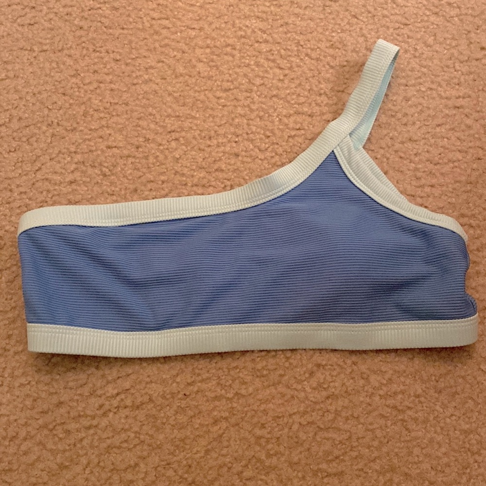 womens one shoulder bikini top (bottoms on page)